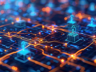 ichtlinien und Sicherheitsschlösser auf Chips